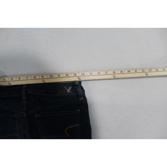 American Eagle Outfitter Women Blue Jeans Jegging Crop Size 4 - Picture 11 of 12